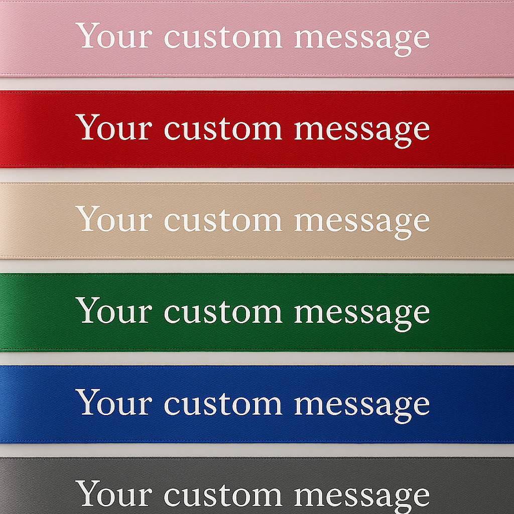 Personalized Ribbon Message